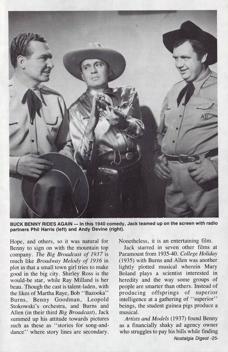 Films Of Jack Benny