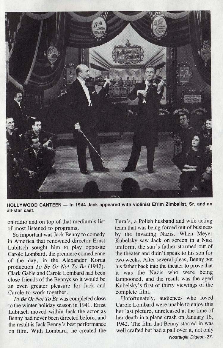 Films Of Jack Benny
