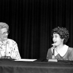 Shirley is all smiles as Erin sings “Tomorrow” from “Annie.”