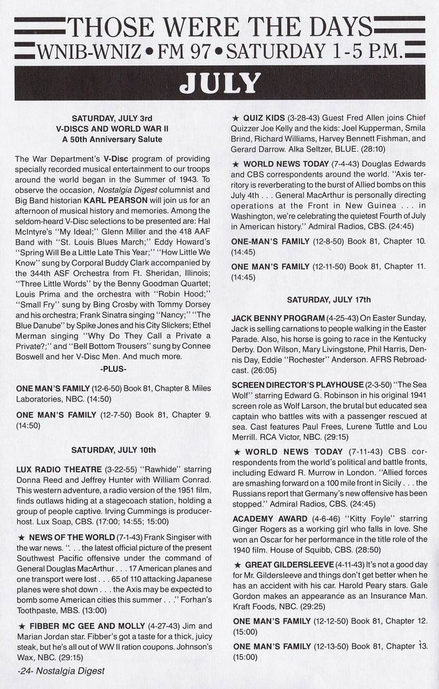 SOR Gallery 4 WWII - July 1993a