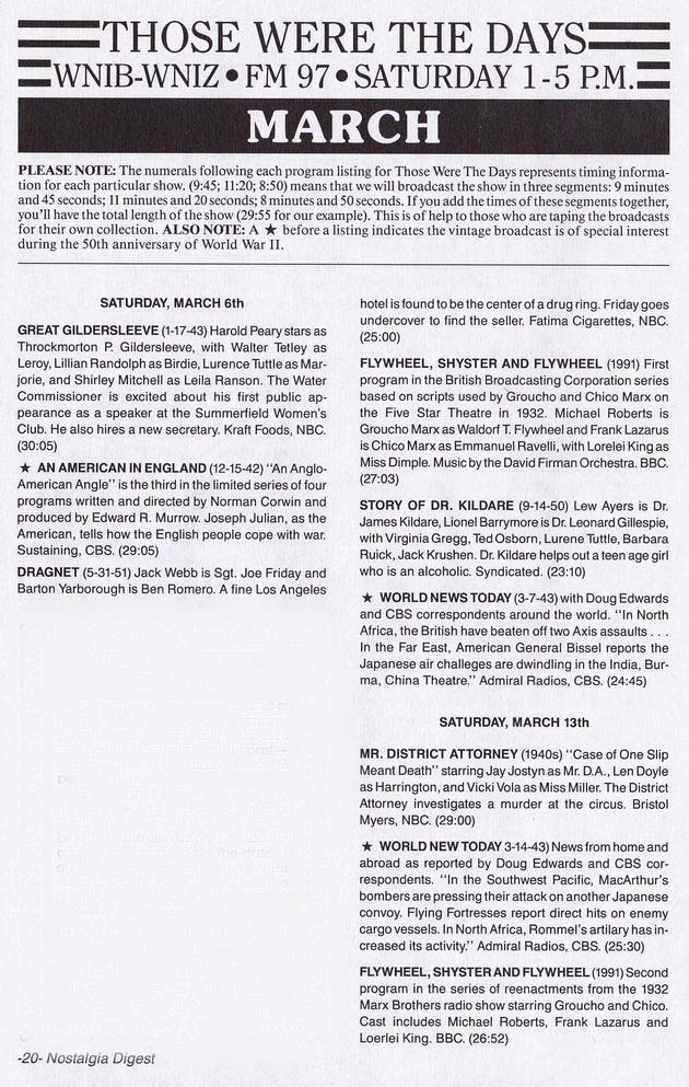 SOR Gallery 4 WWII - March 1993a