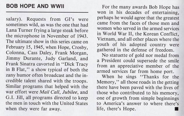 Bob Hope and WWII 05