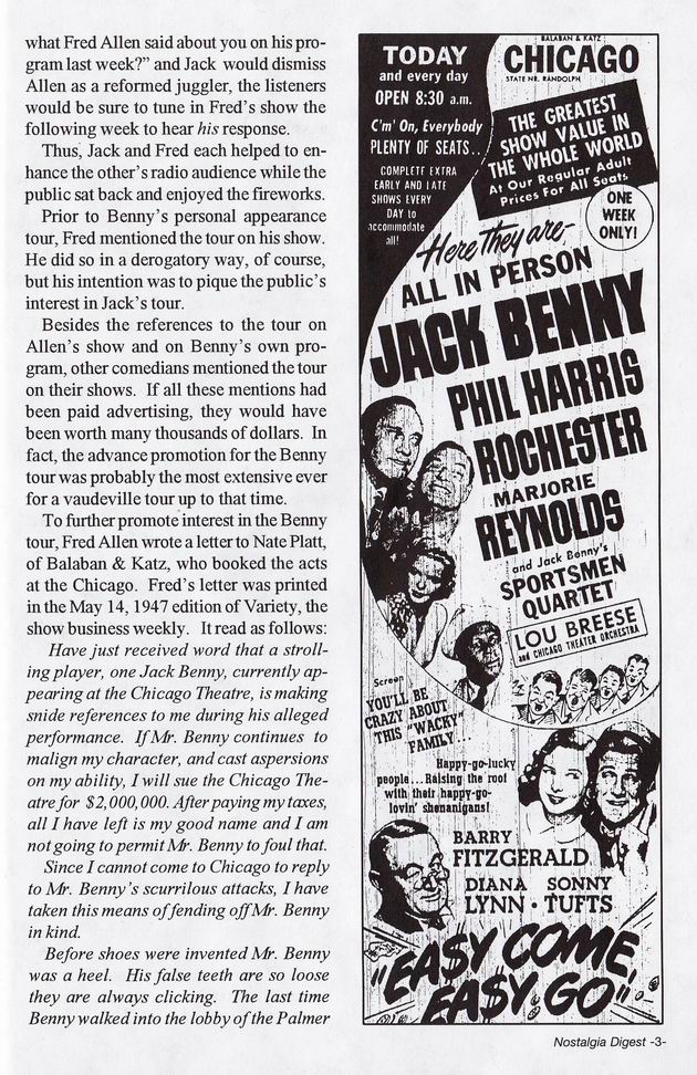 Jack Benny on Tour 2