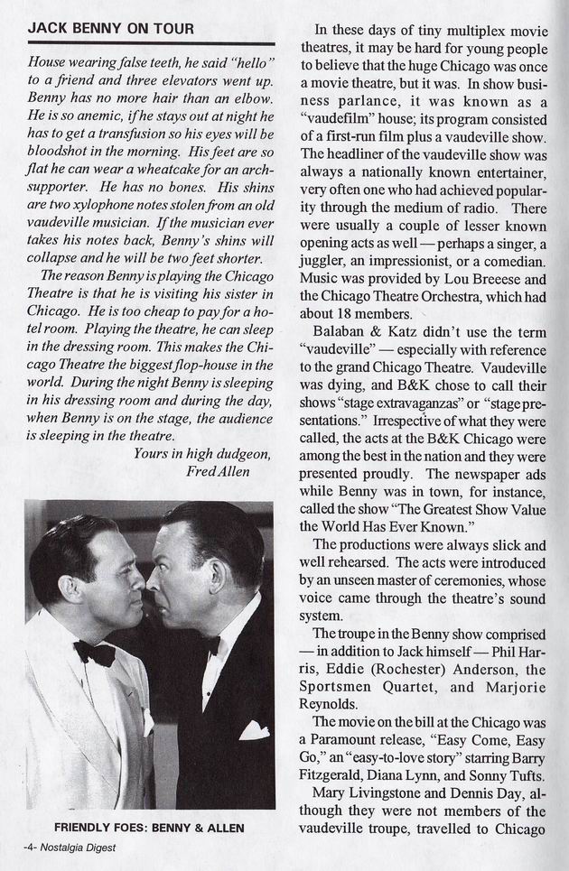 Jack Benny on Tour 3