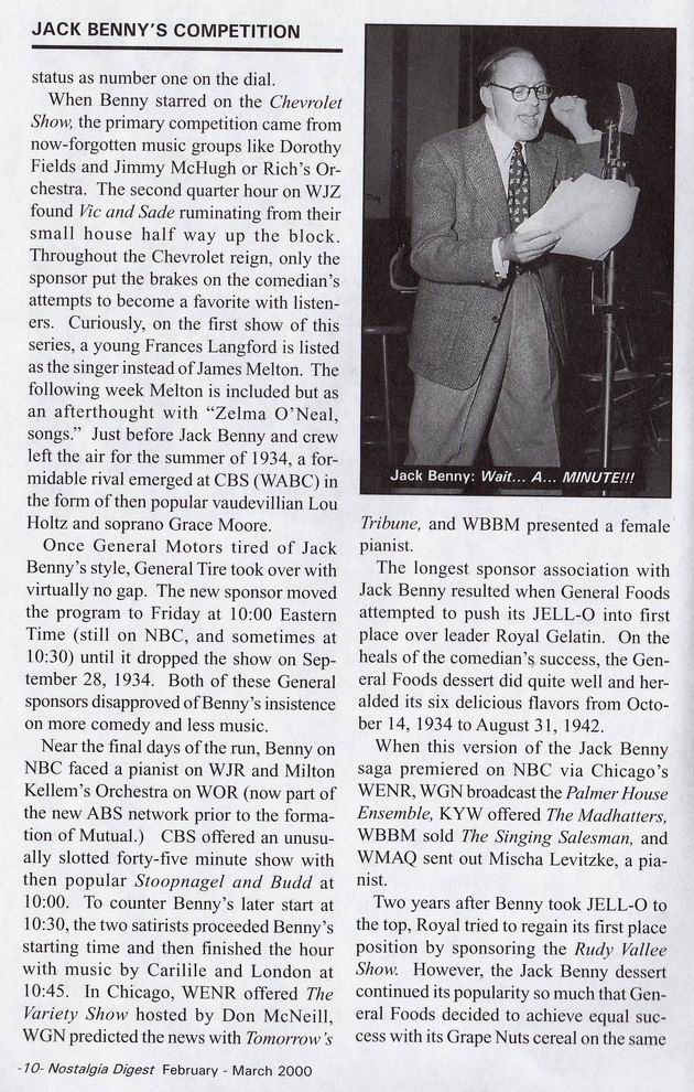 Jack Benny's Competition 06