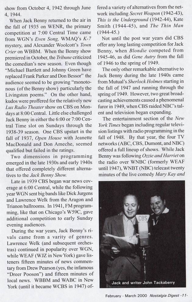 Jack Benny's Competition 07