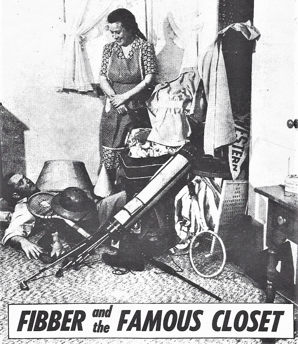 Fibber McGee and Molly Hall Closet Exhibit - 1990