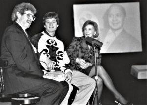 FEBRUARY 13, 1994 Interviewing Jack Benny's grandson Bobby Blumofe and Jack's daughter Joan Benny as TWTD listeners celebrate the 61st anniversary of the comedian's 39th birthday.